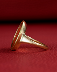 Intaglio ring with the bust of Dionysos