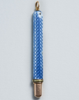A Pale Blue Guilloché Enamel Pencil Pendant By Faberge