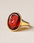 Roman Intaglio ring depicting Messalina