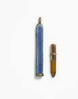 A Pale Blue Guilloché Enamel Pencil Pendant By Faberge